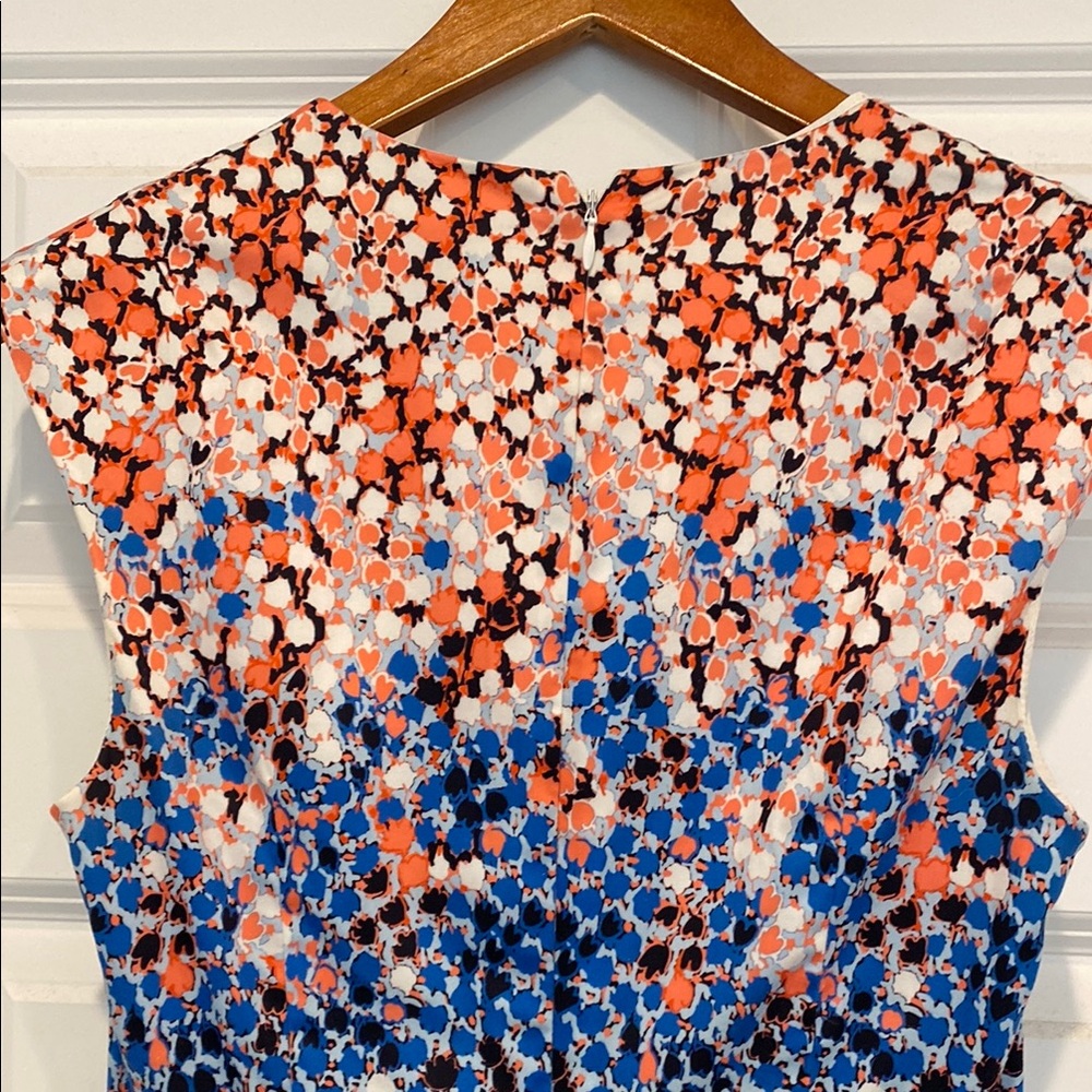 Gorgeous LK BENNETT London Vanessa Floral Tailored Dress Pink & Blue Size 4 - Picture 8 of 11